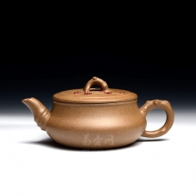 【松针小品】宜兴紫砂壶名家 周荣华紫砂壶 原矿青灰段