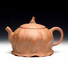 【莲子壶】经典仿生紫砂作品 宜兴周荣华茶壶 全手工紫砂壶 宜兴紫砂壶名家 本山段泥紫砂壶