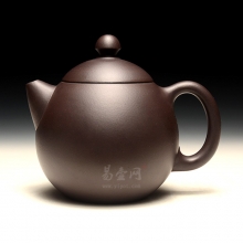 【龙蛋壶】宜兴名家紫砂壶 紫砂陶艺家徐俊英紫砂壶 老紫泥茶壶