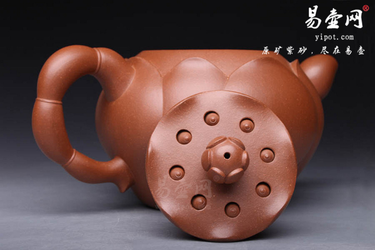 宜兴紫砂壶名家 杨志仲紫砂壶【荷花莲心】作品 原矿清水泥
