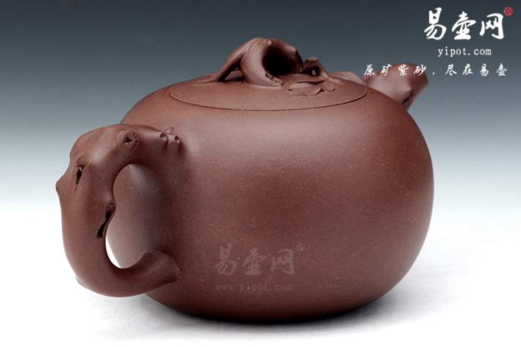 【茶缘壶】宜兴紫砂壶名家 周伟光紫砂壶作品 原矿底槽清