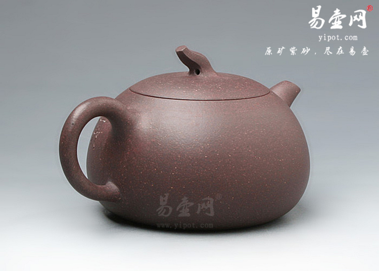 【甜瓜】宜兴紫砂壶名家 卢宁刚紫砂壶作品 原矿青灰泥