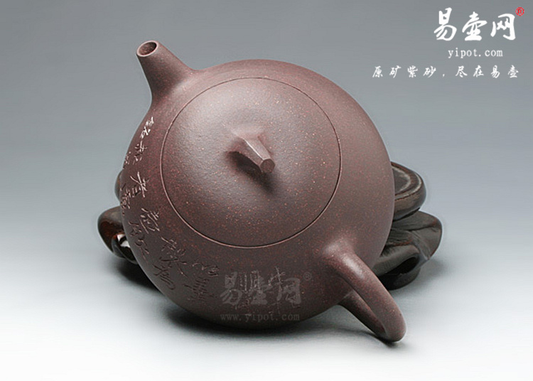 【甜瓜】宜兴紫砂壶名家 卢宁刚紫砂壶作品 原矿青灰泥