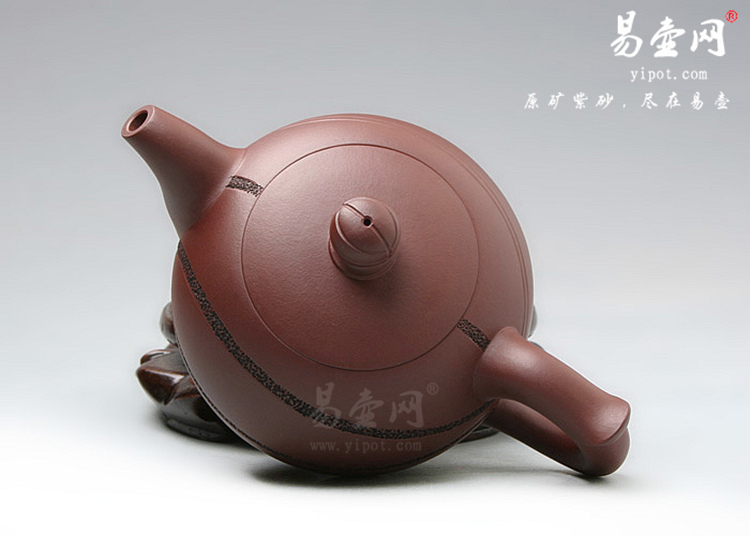 【篮球壶】宜兴紫砂壶名家 卢宁刚紫砂壶作品 原矿底槽清