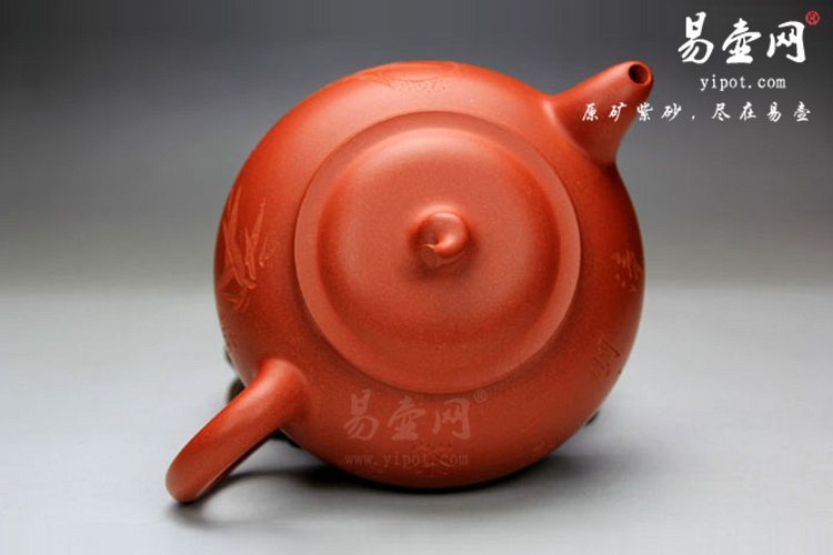 【新意壶】宜兴紫砂壶名家 许红琴紫砂壶 原矿红泥