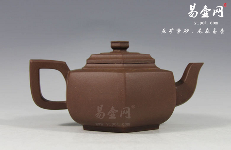 紫砂壶方器名家：许俊六方雪华壶图片