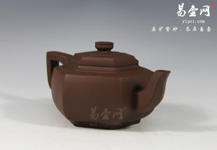 紫砂壶方器名家：许俊六方雪华壶图片