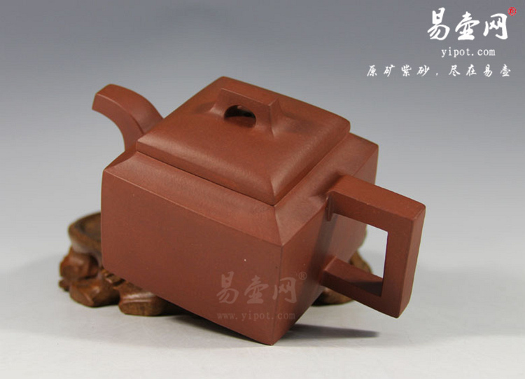 紫砂壶方壶名家：许俊亚明四方壶图片