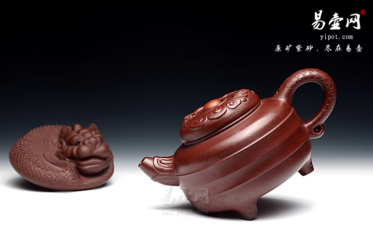 宜兴周荣华双龙戏珠壶图片