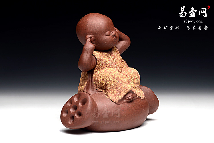 紫砂茶宠《紫砂小和尚》图片