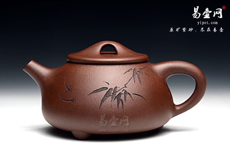 宜兴紫砂壶名家，李锡凤紫砂壶，石瓢壶图片