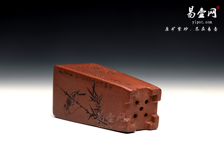 紫砂花盆，名家刻绘花盆，其峰刻绘紫砂盆