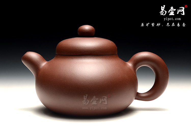 宜兴紫砂壶，冯盘军全手紫砂壶，磐泉壶图片