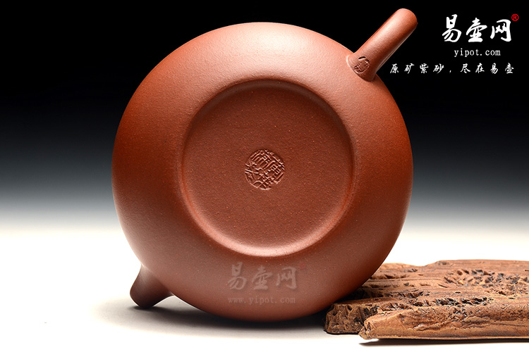 宜兴黄叶萍紫砂壶，仿古壶图片，素器紫砂壶