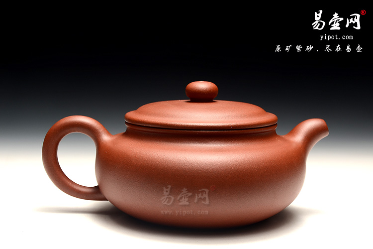 宜兴黄叶萍紫砂壶，仿古壶图片，素器紫砂壶