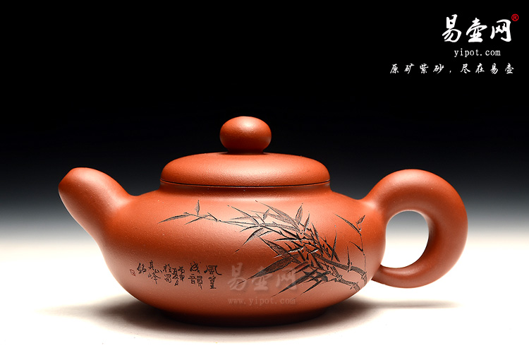 阳羡紫砂壶，李娅全手工紫砂壶作品，韵玉壶图片