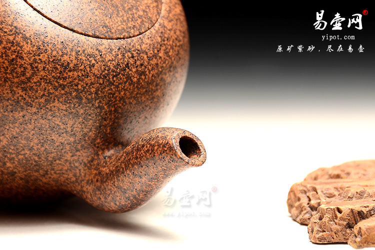 宜兴高档茶具，周荣华紫砂壶，美人肩紫砂壶，窑变紫砂壶