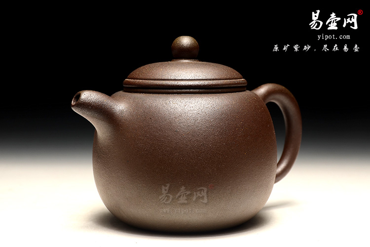 宜兴紫砂壶，杨立平紫砂壶，柴烧紫砂壶，匏尊壶图片