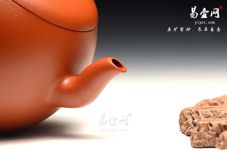 宜兴名家紫砂壶，杨立平紫砂壶，朱泥紫砂壶，枣壶图片