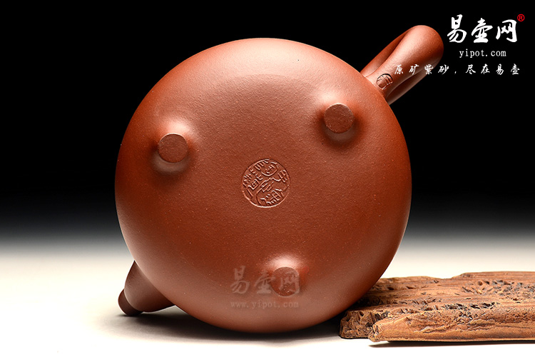 宜兴紫砂壶，尹怀紫砂壶，刻绘紫砂壶，龙珠壶图片
