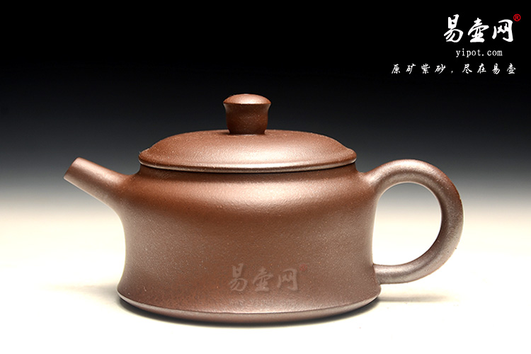 古龙窑柴烧紫砂壶：余志平古钟壶图片