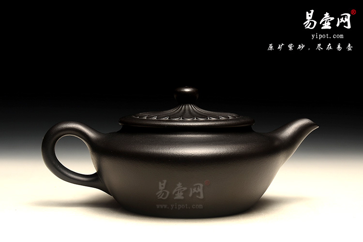 宜兴紫砂壶，黄叶萍紫砂壶，菊花瓣紫砂壶图片
